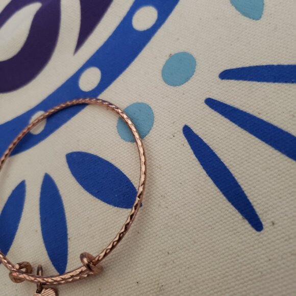 Alex and Ani Rose Gold Bracelet Bangle VCG 78 - Picture 4 of 4